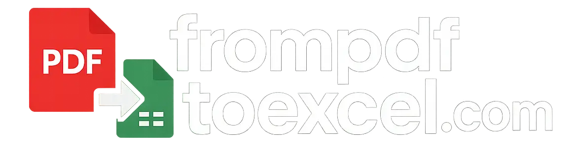 From PDF to Excel